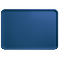 Carlisle 2618FGQ015 Customizable Navy Blue 18" x 26" Glasteel Display / Bakery Fiberglass Tray   - 6/Case