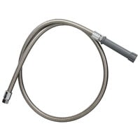 T&S B-0036-H-SWV 36" Flexible Stainless Steel Swivel Hose and Handle for Pre-Rinse Faucets
