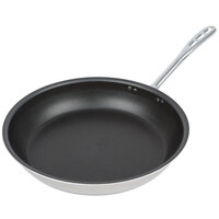 Vollrath 67634 Wear-Ever 14" Aluminum Non-Stick Fry Pan with SteelCoat x3 Coating and TriVent Chrome Plated Handle