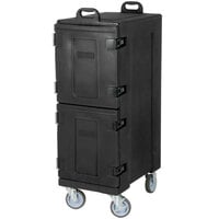 Carlisle Cateraide™ Front Loading Black Insulated Food Pan Carrier - 10 Full-Size Pan Max Capacity