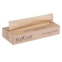Bagcraft Packaging 016012 12 inch x 10 3/4 inch EcoCraft Interfolded Deli Wrap - 500/Box