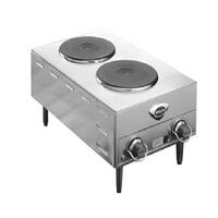 Wells 5I-H70 Electric Countertop Two Burner French Hot Plate - 4000W