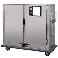 Metro MBQ-150D-QH Insulated Heated Banquet Cabinet Two Door With Quad-Heat System Holds up to 150 Plates 120V