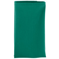 Intedge Green 65/35 Polycotton Blend Cloth Napkins, 18 inch x 18 inch - 12/Pack