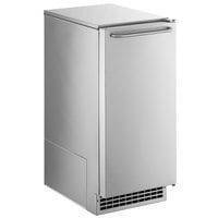 Scotsman CU50PA-1 14 7/8 inch Air Cooled Undercounter Gourmet Cube Ice Machine with Built-In Pump - 65 lb.