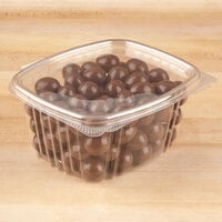 Genpak 16 oz. Clear Hinged Deli Container - 100/Pack