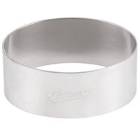 Ateco 4906 3 1/4 inch x 1 3/8 inch Stainless Steel Oval Mold