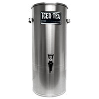 Cecilware S10C 10 Gallon Stainless Steel Iced Tea Dispenser with Handles