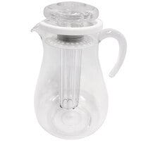 Cal-Mil JC102 3 Qt. Acrylic Pitcher with Ice / Infusion Chamber