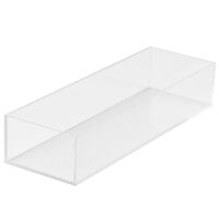 Cal-Mil 1396-12 Cater Choice Clear Acrylic Accessory Bowl - 5" x 15" x 3"