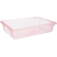 Carlisle 10621C05 StorPlus Red Food Storage Box - 26" x 18" x 6"