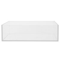 Cal-Mil 1393-12 Cater Choice Clear Acrylic Square Accessory Bowl - 10 inch x 10 inch x 3 inch