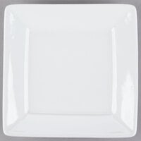 Tuxton GSP-002 TuxTrendz Santorini 6" Bright White Square China Plate - 24/Case