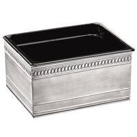 Cal-Mil 475-10-55 Stainless Steel Ice Housing with Clear Pan - 12" x 10" x 6"