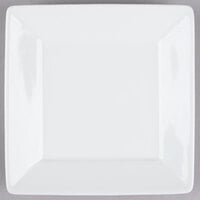 Tuxton GSP-004 TuxTrendz Santorini 8 1/2" Bright White Square China Plate - 12/Case