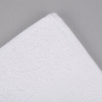 Oxford Bronze 22 inch x 44 inch White 100% Open End Cotton Bath Towel 5.75 lb. - 120/Case