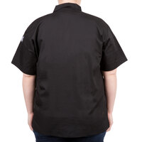 Chef Revival CS006 Black Unisex Customizable Short Sleeve Cook Shirt - XS