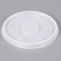 Dart 10SL Translucent Lid with Straw Slot - 100/Pack