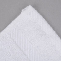 Oxford Signature 13 inch x 13 inch 100% 2 Ply Cotton Wash Cloth 1.5 lb. - 300/Case