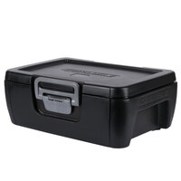 Carlisle IT16003 Cateraide™ IT Onyx Black Top Loading 6 inch Deep Insulated Food Pan Carrier