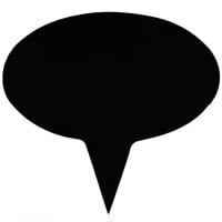 Oval Chalkboard Deli Sign Spear 4 5/8 inch x 2 7/8 inch - 50/Pack