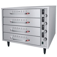 Hatco HDW-2R2 Freestanding Split Four Drawer Warmer - 1290W