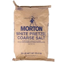 Morton 50 lb. White Pretzel M Salt