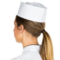 Chef Revival Adjustable Paper Overseas Cap - 100/Pack