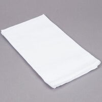 Choice 22 inch x 37 inch White 100% Cotton Flour Sack Towel - 12/Pack