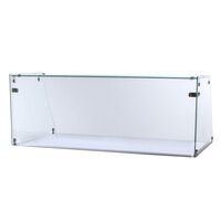 Excellence ACSG-00004 Straight Glass Sneeze Guard for EDC-8 Ice Cream Freezer Dipping Cabinet