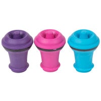 Vacu Vin 0886060 Replacement Wine Stoppers Assorted Colors - 6/Pack