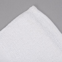 Oxford Bronze 36 inch x 68 inch White 100% Ring Spun Cotton Pool Towel 12.75 lb. - 60/Case