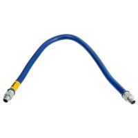 Dormont 1675BP48 Blue Hose™ 48 inch Stainless Steel Moveable Foodservice Gas Connector - 3/4 inch Diameter