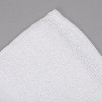 Oxford Bronze 36 inch x 68 inch White 100% Ring Spun Cotton Pool Towel 12.75 lb. - 12/Pack