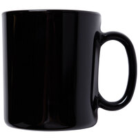 Arcoroc 73442 10.5 oz. Customizable Black Fully Tempered Glass Mug by Arc Cardinal - 12/Case