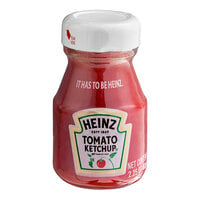 Heinz Ketchup 2.25 oz. Personal Glass Bottle - 60/Case