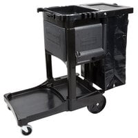 Rubbermaid 1861430 Executive Janitor Cart with Locking Cabinet