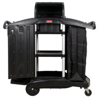 Deluxe Full Size Housekeeping Cart with Doors