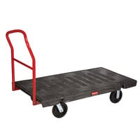 Platform carts Cart with Side Rack cm.120x80x93 4 wheels p.kg.500 