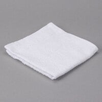 Oxford Gold Cam 12" x 12" Cotton/Poly Wash Cloth with 100% Cotton Loops and Hemmed Cam Border 1 lb.