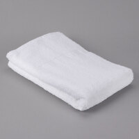 Oxford Gold Cam 24 inch x 54 inch Cotton/Poly with 100% Cotton Loops Bath Towel with Cam Border 12.5 lb. - 48/Case