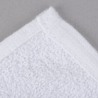 Oxford Gold Cam 22 inch x 44 inch Cotton/Poly Bath Towel with 100% Cotton Loops and Cam Border 6 lb. - 120/Case