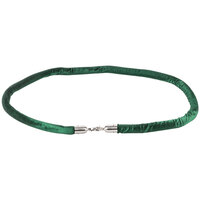 Aarco TR-128 8' Green Stanchion Rope with Satin Ends