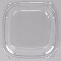 Dart C2464BDL PresentaBowls Pro Clear Square Lid for 24, 32, 48, and 64 oz. Square Plastic Bowls - 63/Pack