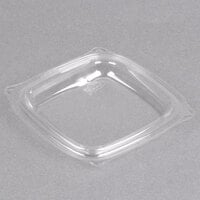 Dart C816BDL PresentaBowls Pro Clear Square Lid for 8, 12, and 16 oz. Square Plastic Bowls - 63/Pack