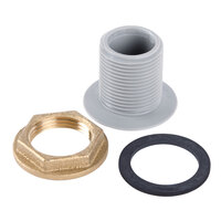 Nemco 77359 1 inch Drain with Gasket and Flange Nut for Ice Cream Dipper Wells