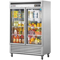 Turbo Air TSR-49GSD-N Super Deluxe 54 inch Glass Door Reach In Refrigerator