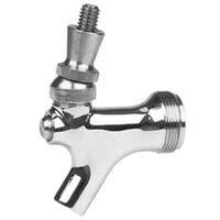 Micro Matic 4933SS Type 303 Stainless Steel Beer Faucet with Stainless Steel Lever - Polished Stainless Steel Finish