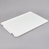 Cambro DBC1826CW148 Camwear 18" x 26" White Pizza Dough Proofing Box Lid