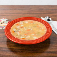 Fiesta® Dinnerware from Steelite International HL451338 Poppy 13.25 oz. China Rim Soup Bowl - 12/Case